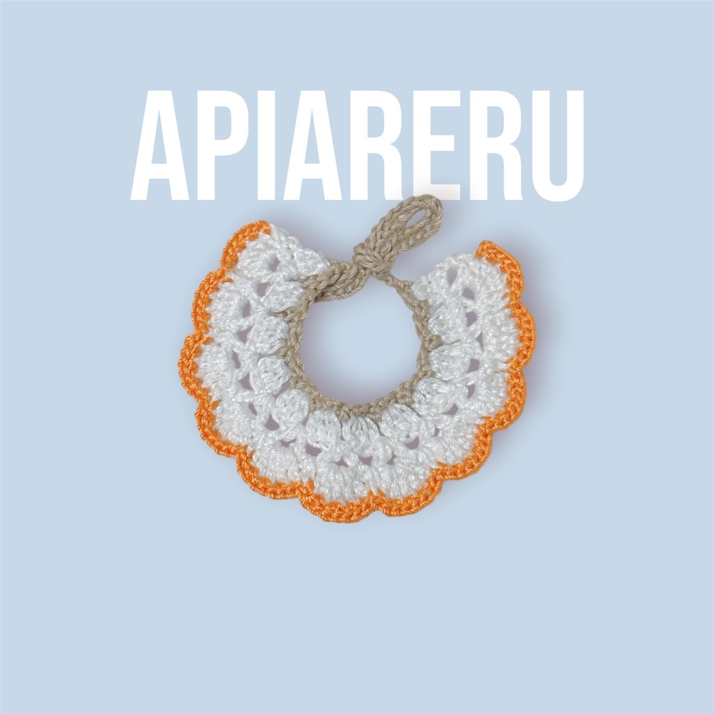 にじぱぺっと用のスタイ〖橙色〗