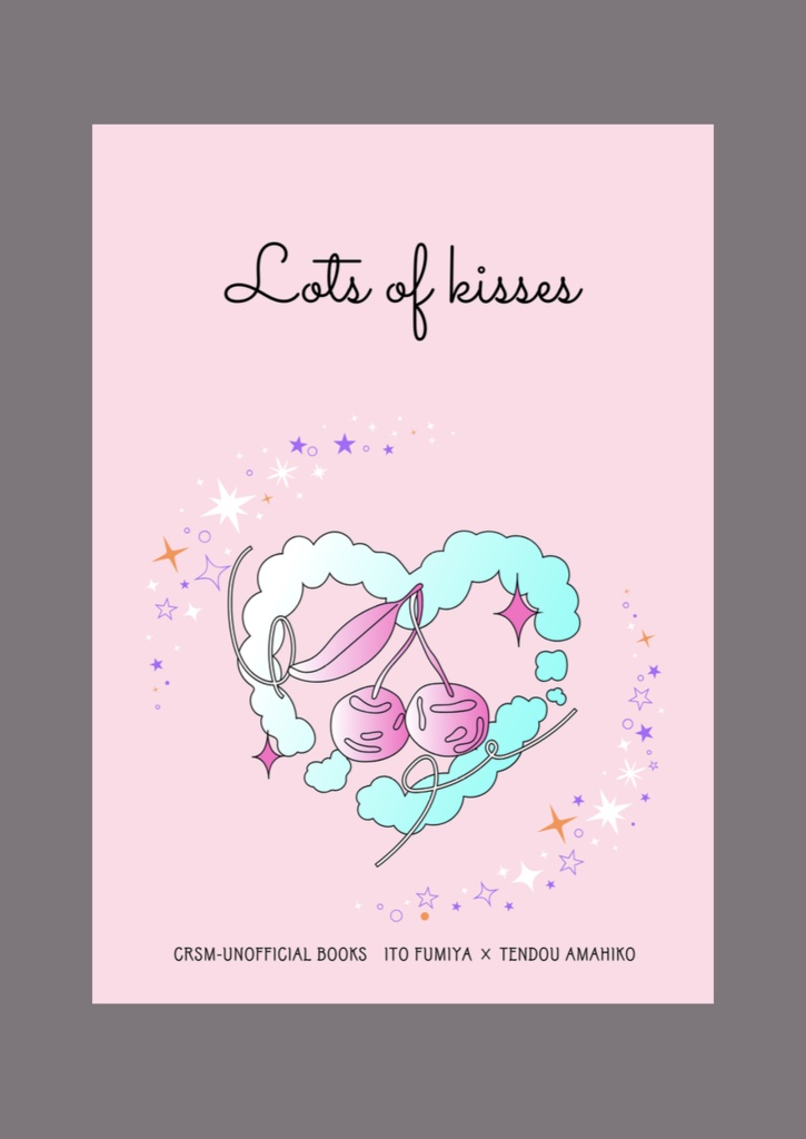 A5中綴じ横書きver.「Lots of kisses」