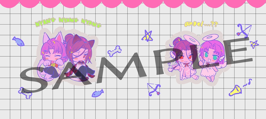 天使とねこの愛憎マグカップ