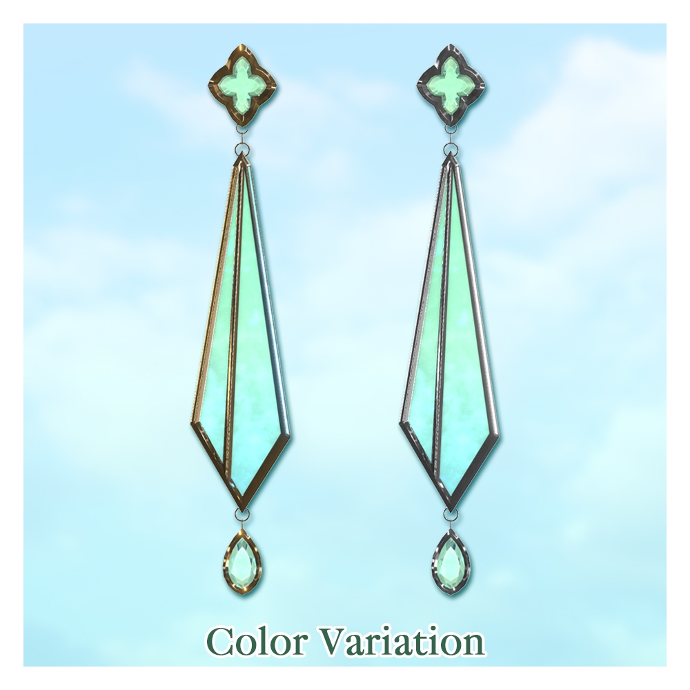 DropEarring -Clover-