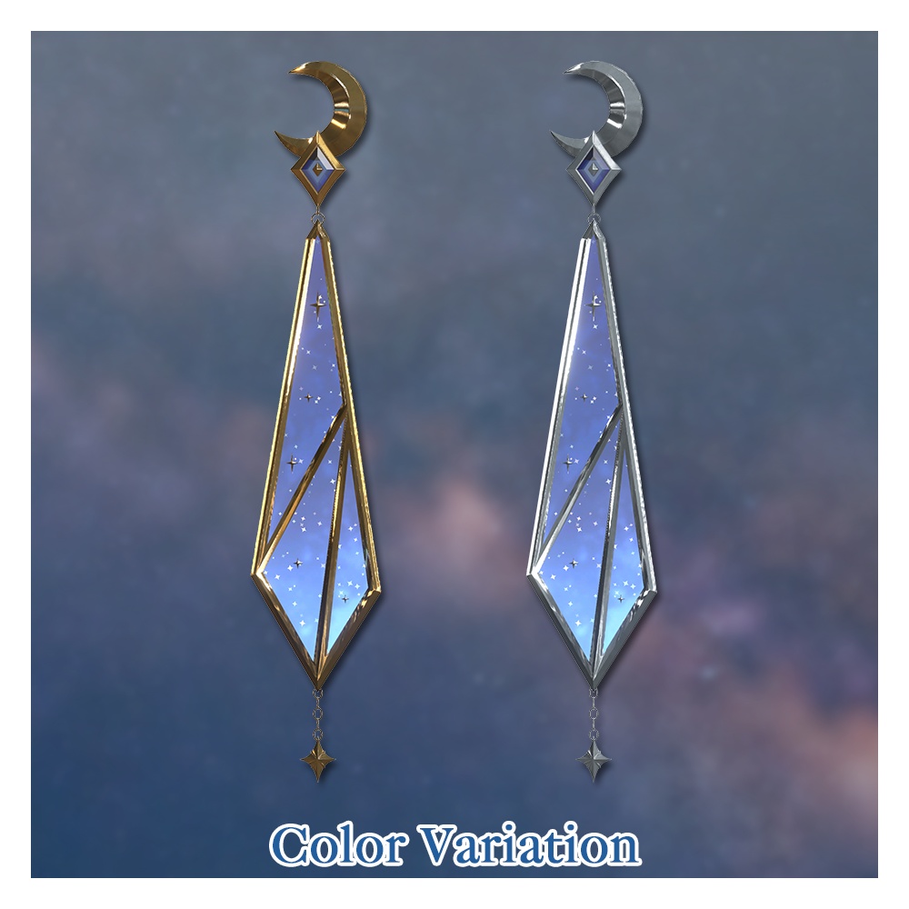 DropEarring -Crescent-