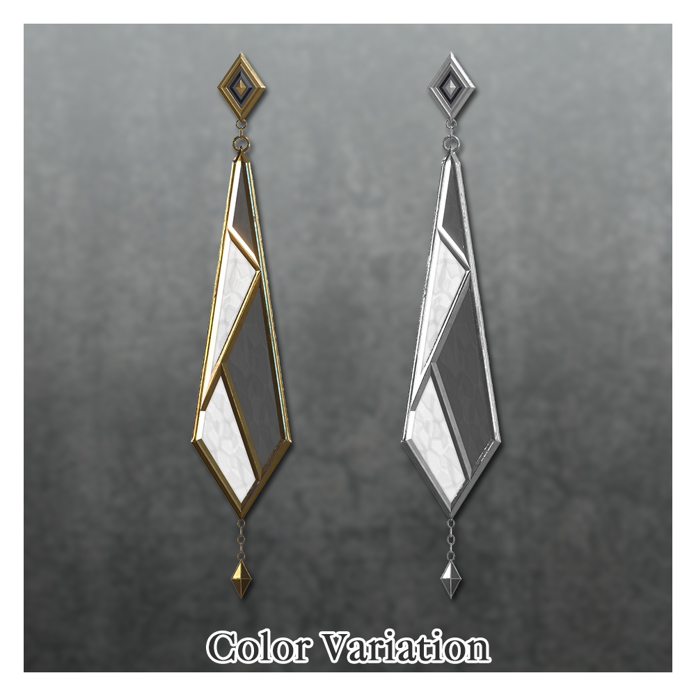 DropEarring -Monotone-