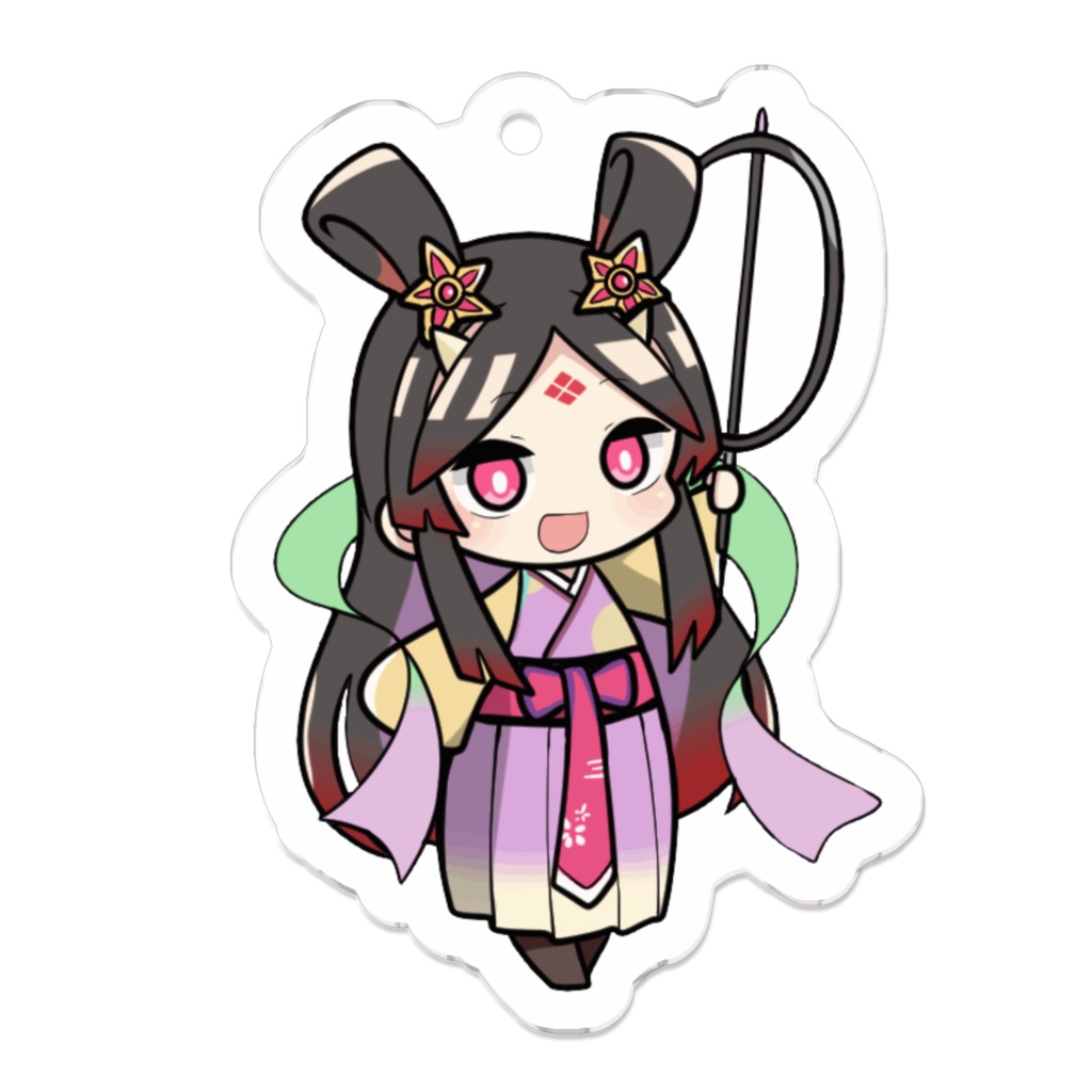 きら子のミニキャラアクリルキーホルダー(天平衣装)