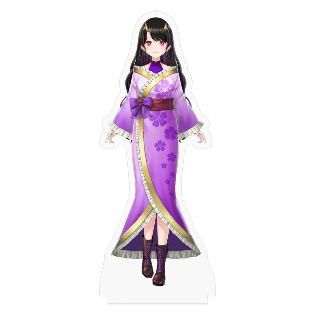 きら子の立ち絵アクリルスタンド(和洋折衷衣装)
