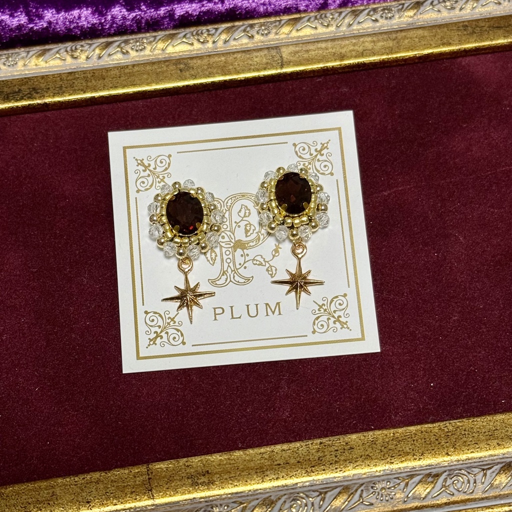 【ピアス】スカラビア ブレイジング・ジュエル