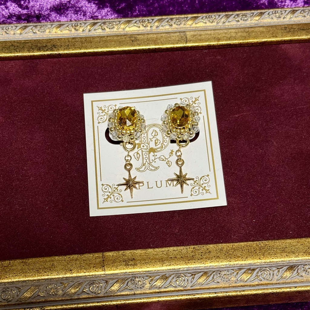 【イヤリング】サバナクロー ブレイジング・ジュエル