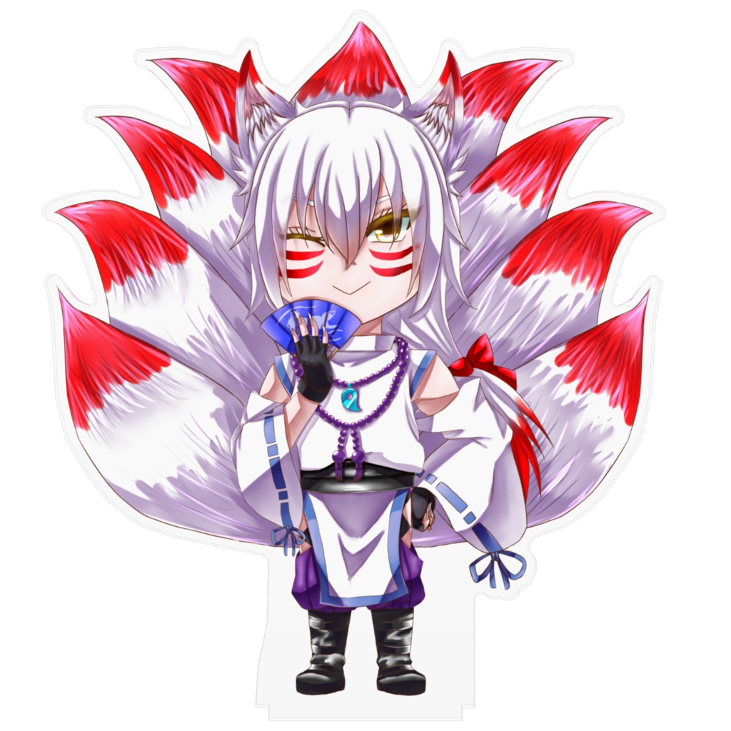 狐男子のアクリルフィギュア