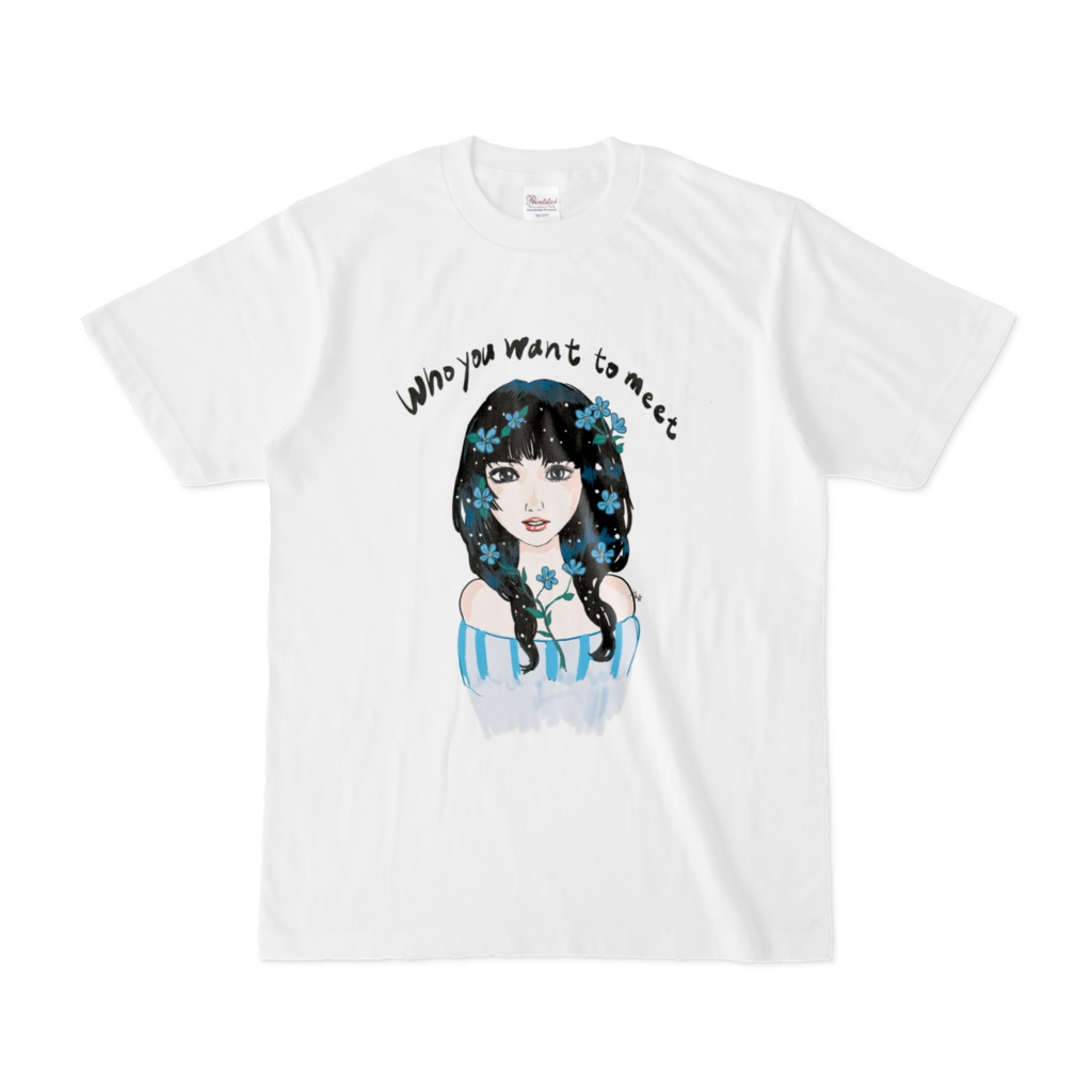 「Who you want to meet」Tシャツ