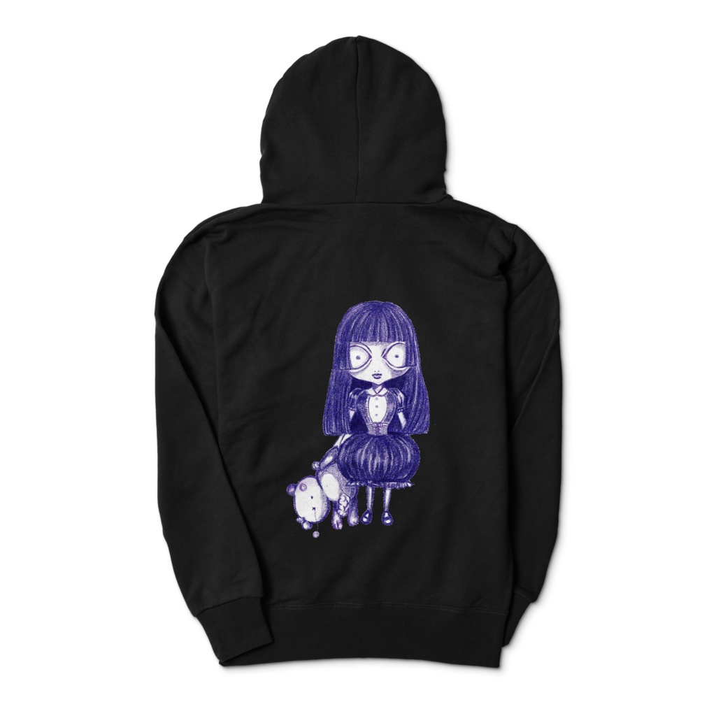 "Stay-at-home girl's" zip parka