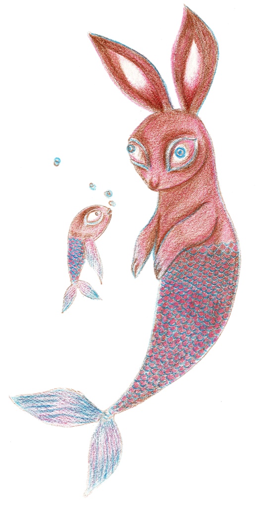 兎魚(usagyo) - Tシャツ