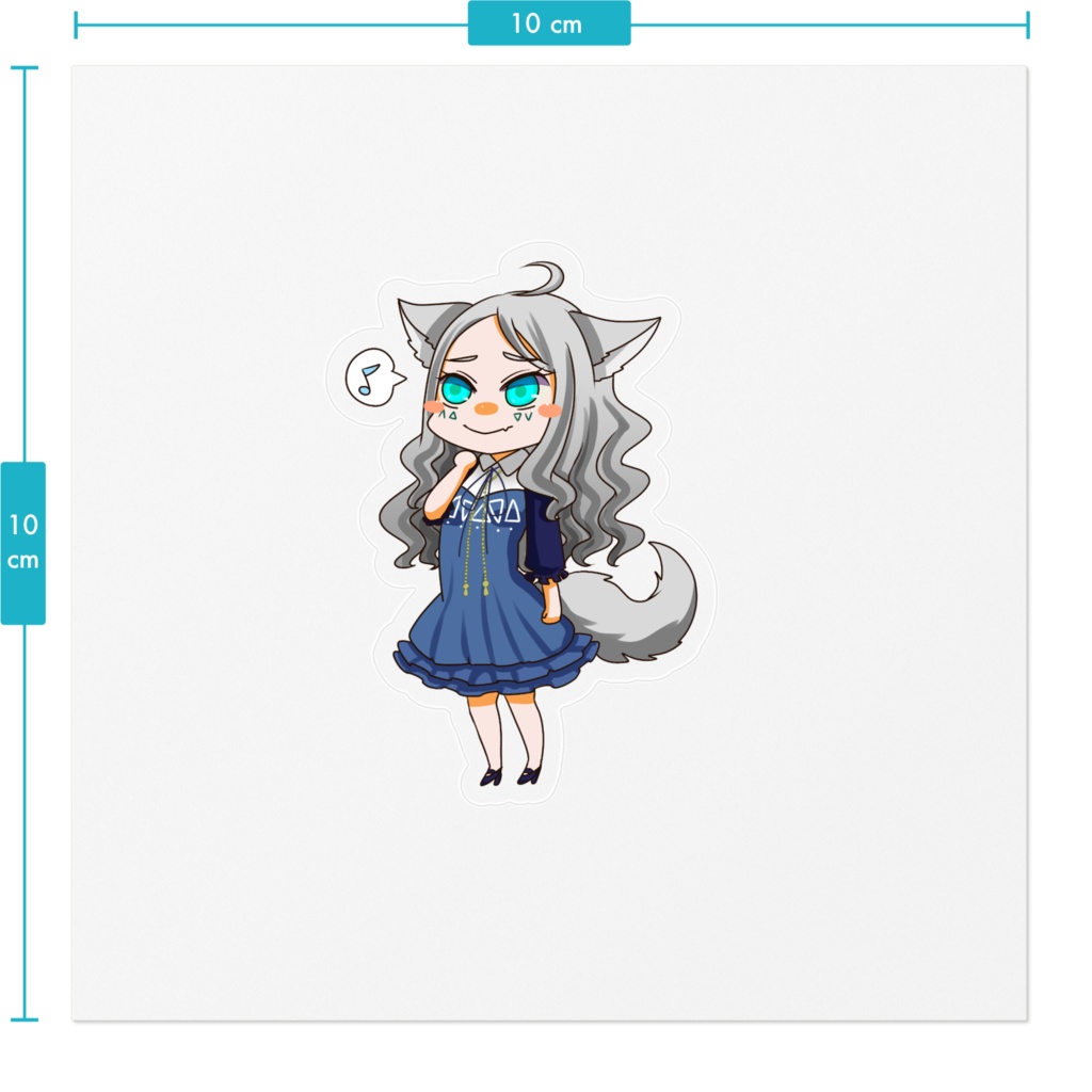 【HANAKANOK✽】-ELLIOTT BUTTERWOLF- ステッカー