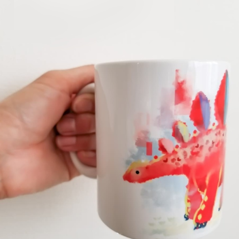 ハッピーザウルスくんマグカップ