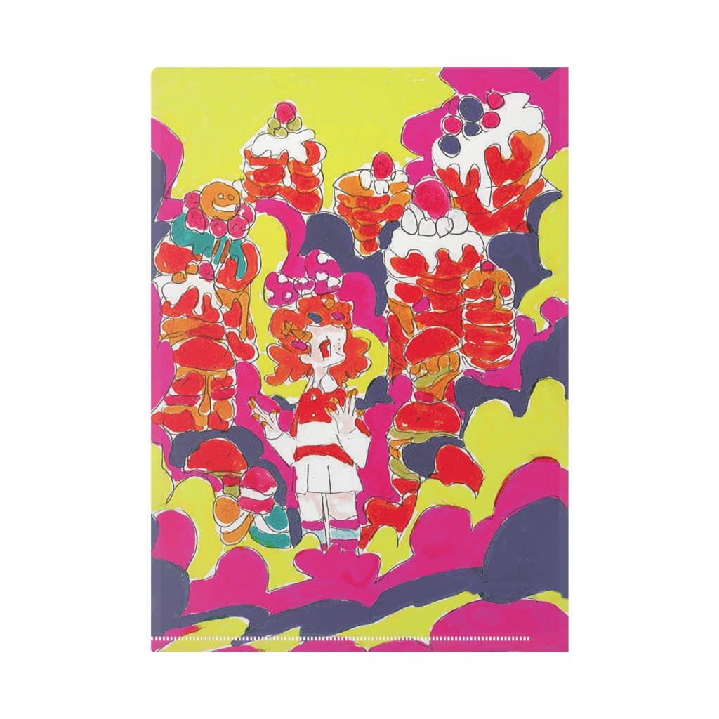 デコラティブガールクリアファイル