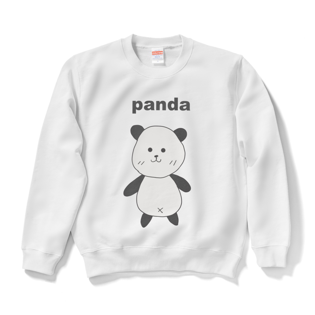 ほっこりアニマルズスウェットぱんだ(白)