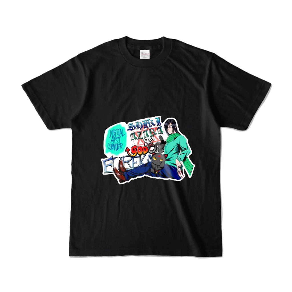 彩華紫樹&猫神&覚醒紫樹Tシャツ(ブラック)