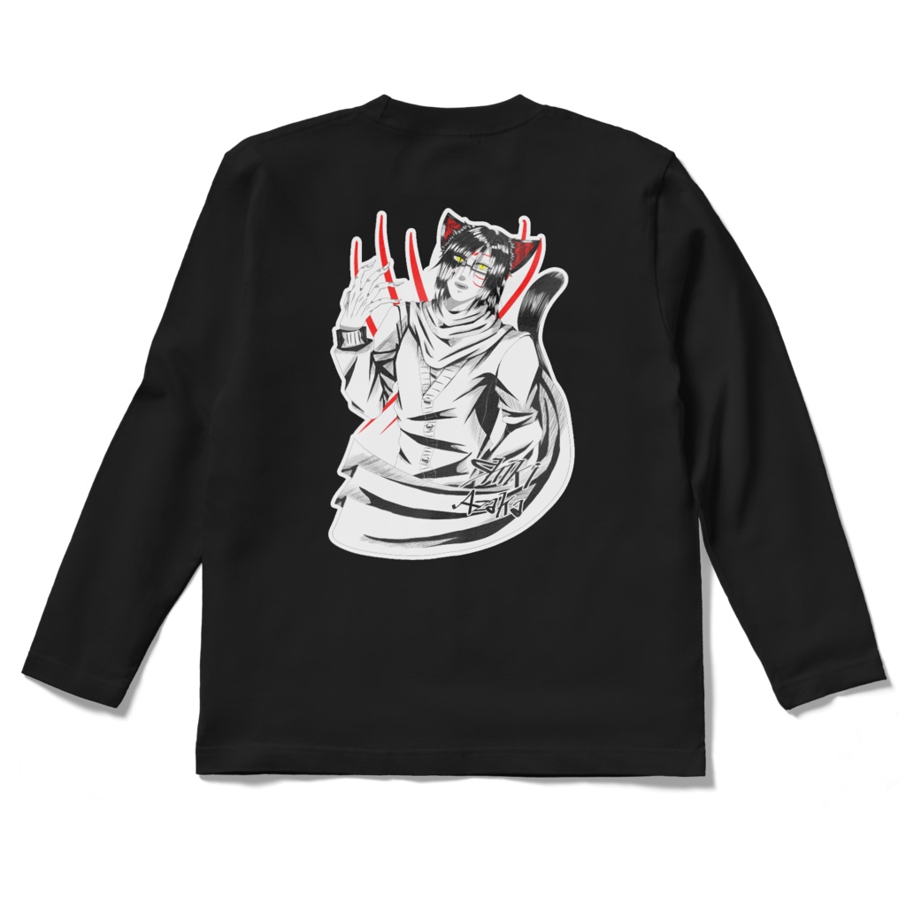 彩華紫樹&猫神&覚醒紫樹ロングスリーブTシャツ