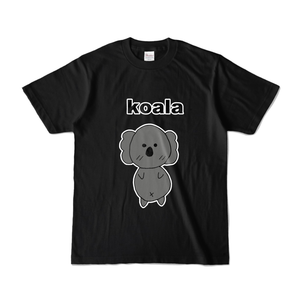 ほっこりアニマルズＴシャツこあら(ブラック)