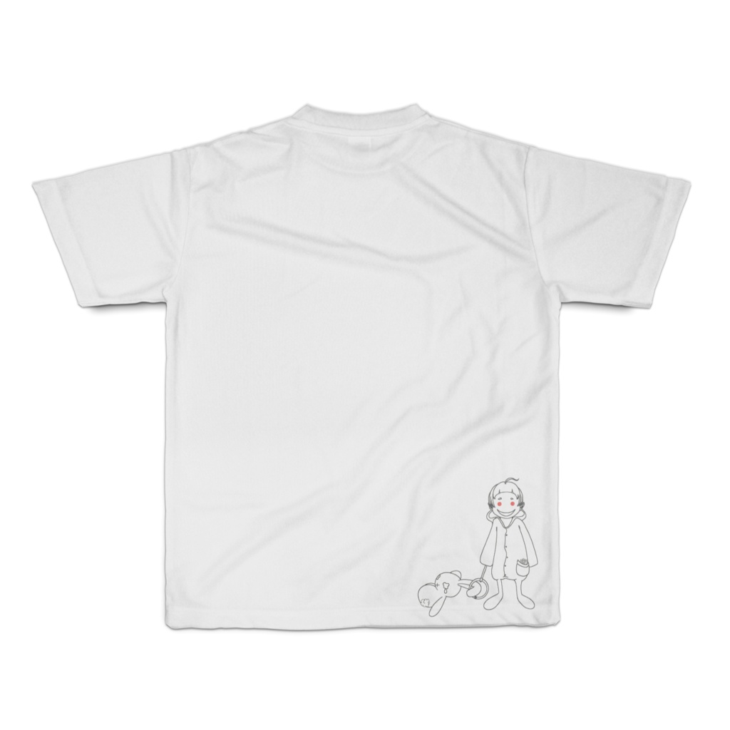Two-sided children【でこりーぬ‐Tシャツ】