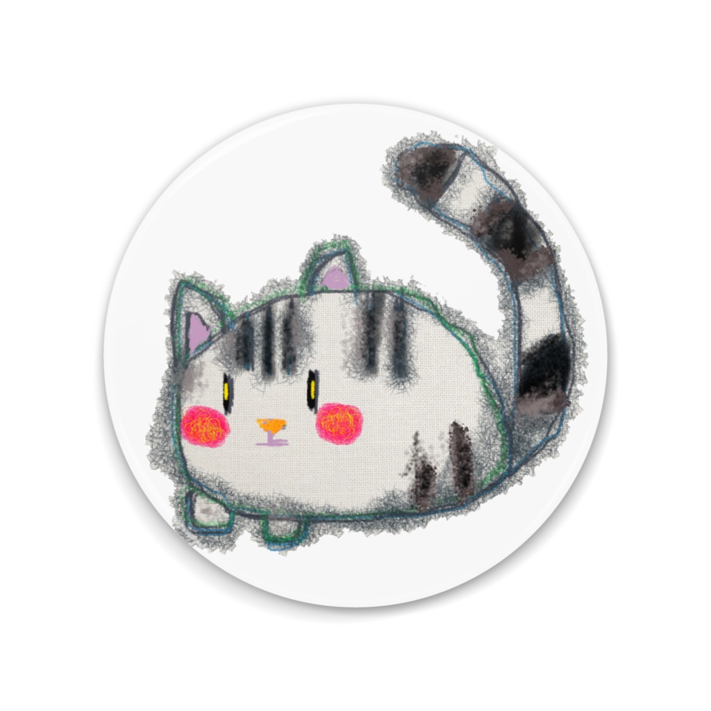ころころあんこくん　ころころ缶ミラー（のんびり）