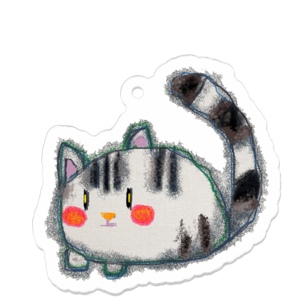 ころころあんこくん　アクリルキーホルダー（のんびり）
