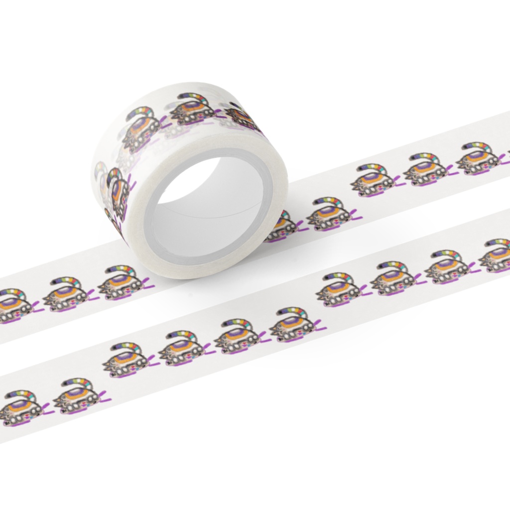 ころころあんこくん　ころころマスキングテープ（すりすり）