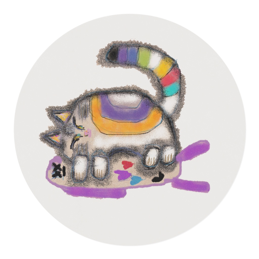 ころころあんこくん ころころマスキングテープ(すりすり)