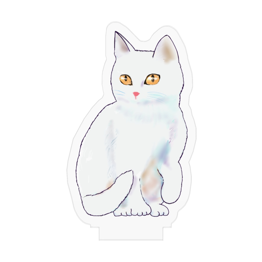 白ねこ君のアクリルスタンド