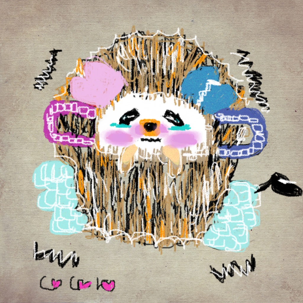 ハリズム アクリルフィギュア(怖がる)