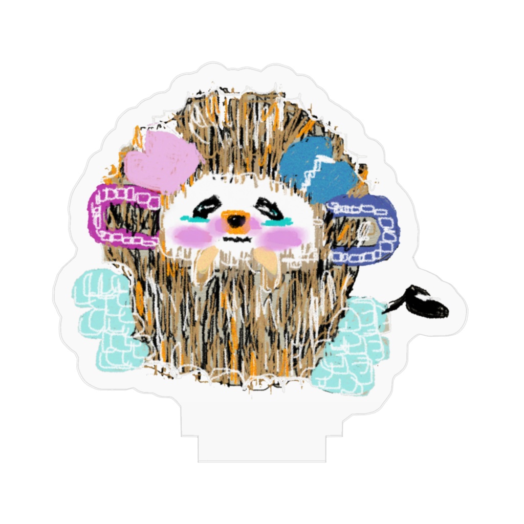 ハリズム アクリルフィギュア(怖がる)