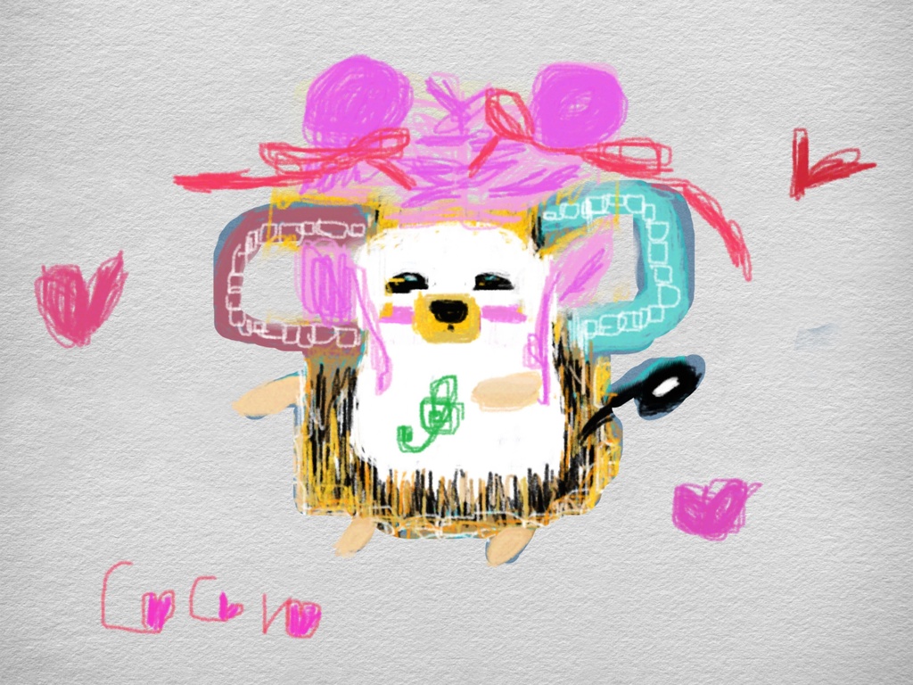 ハリズム アクリルフィギュア(変身お団子リボン)