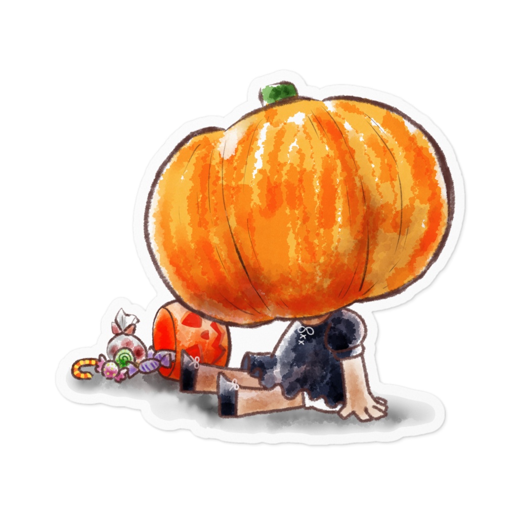 【しまった。顔がない!】