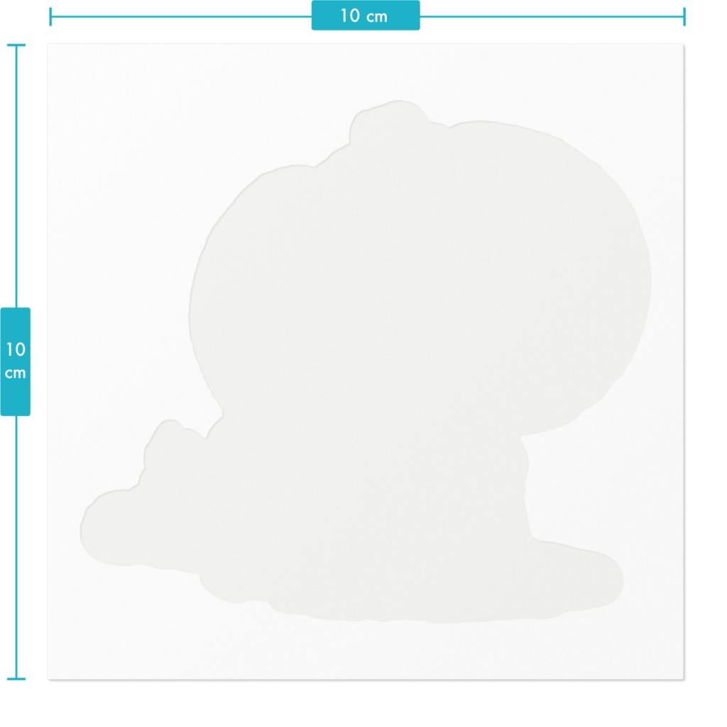 【しまった。顔がない!】