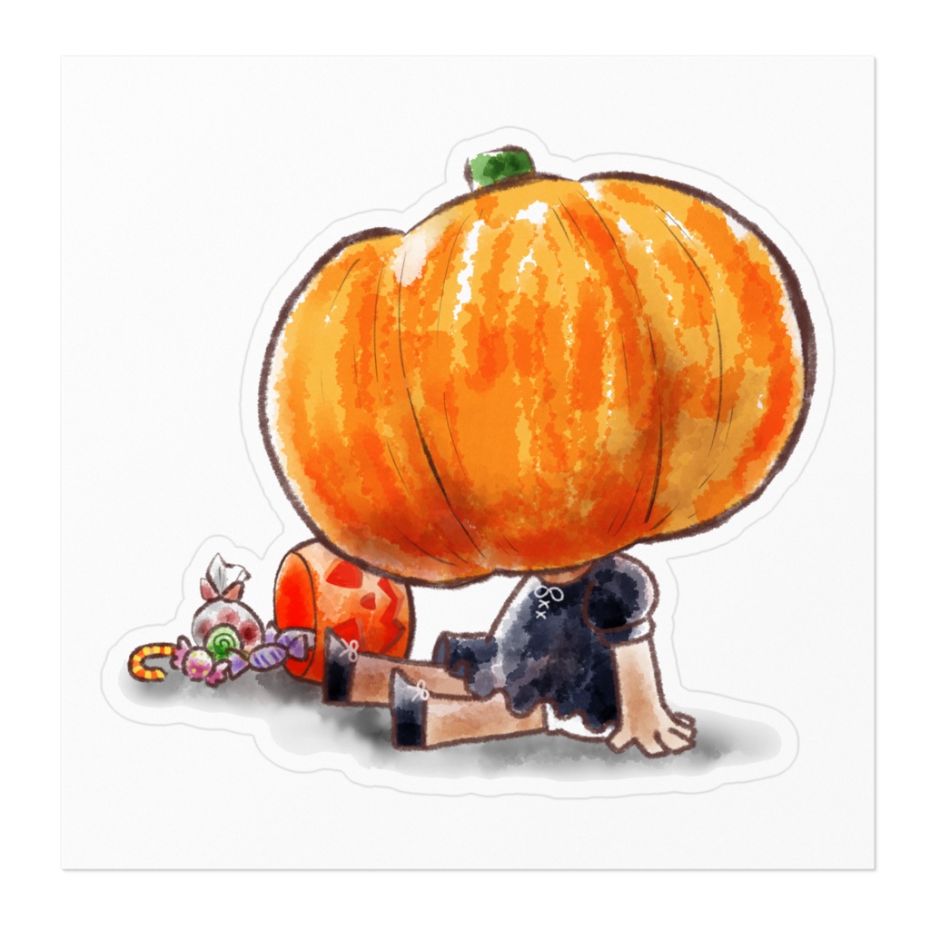 【しまった。顔がない!】