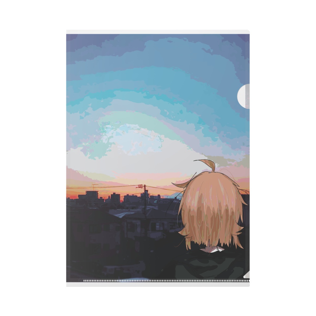 空のクリアファイル