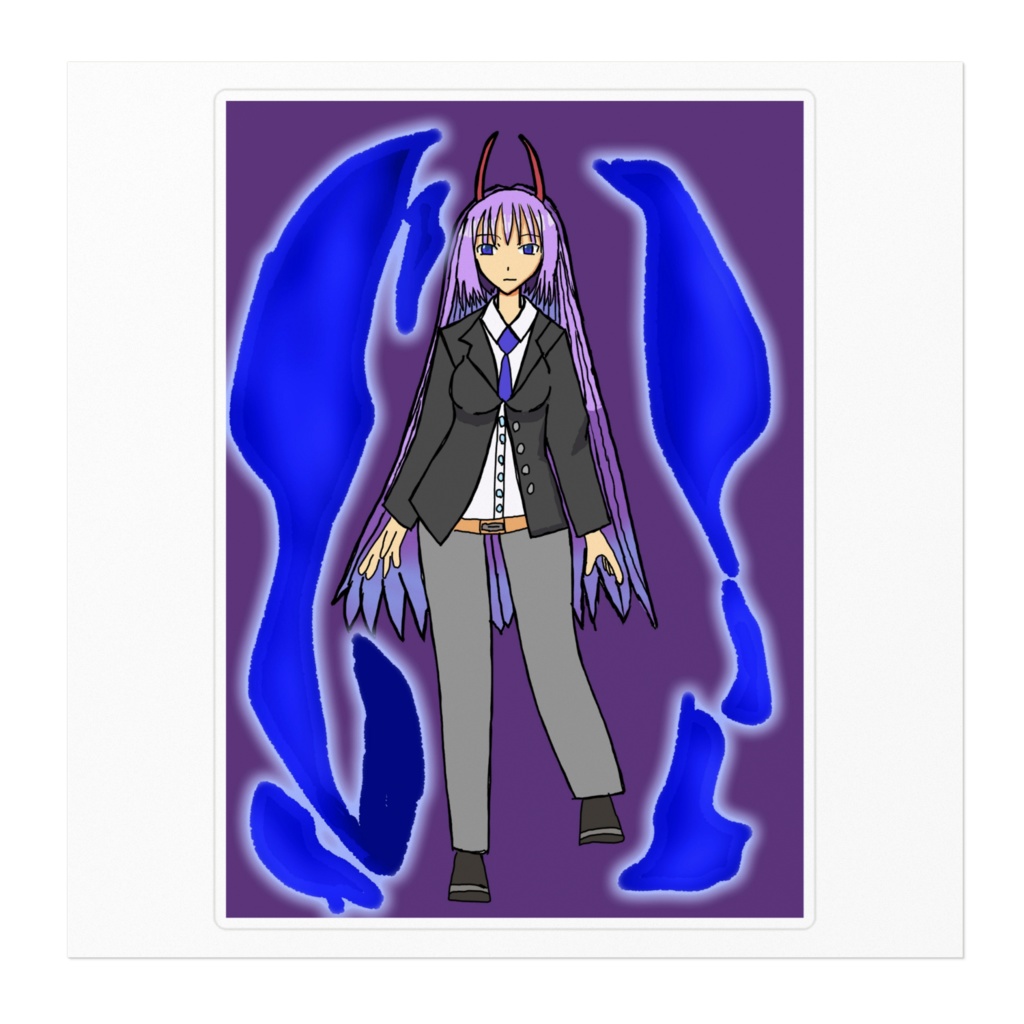 鬼ガール ステッカー