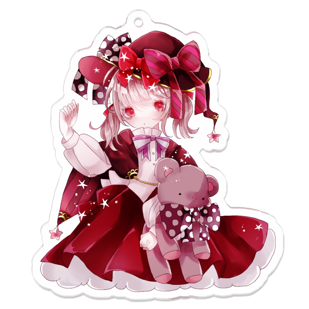 リボンと魔法使いのアクキー