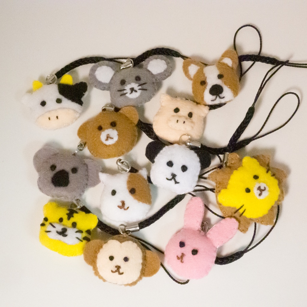 ほっこりアニマルズストラップ