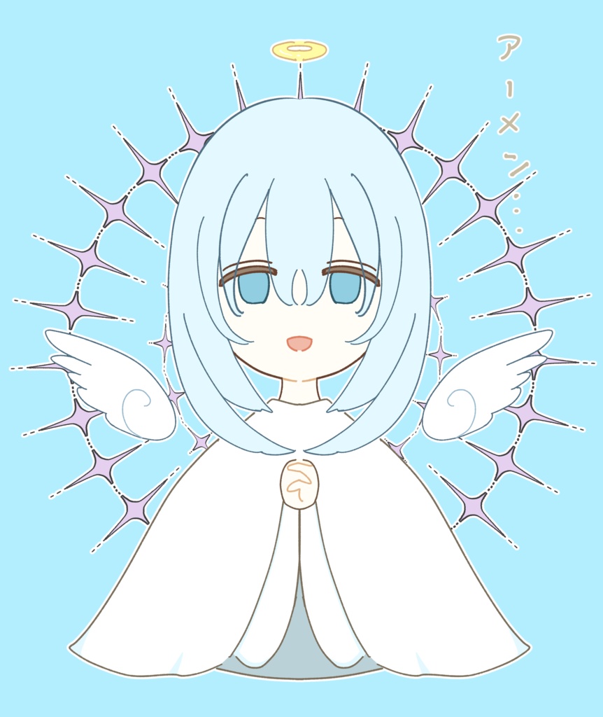 やる気のない天使ちゃんロングスリーブTシャツ