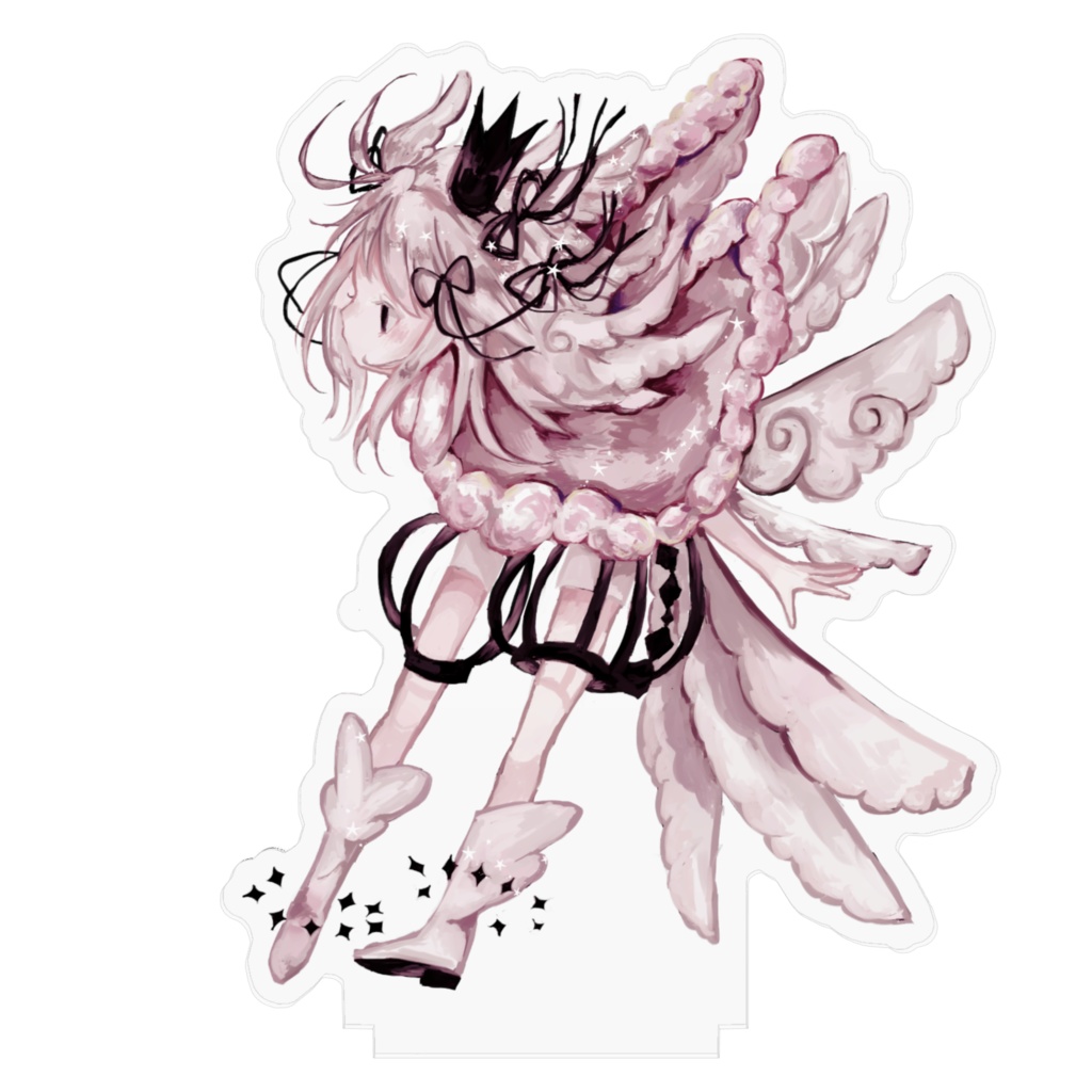 大きな鳥のアクリルスタンド