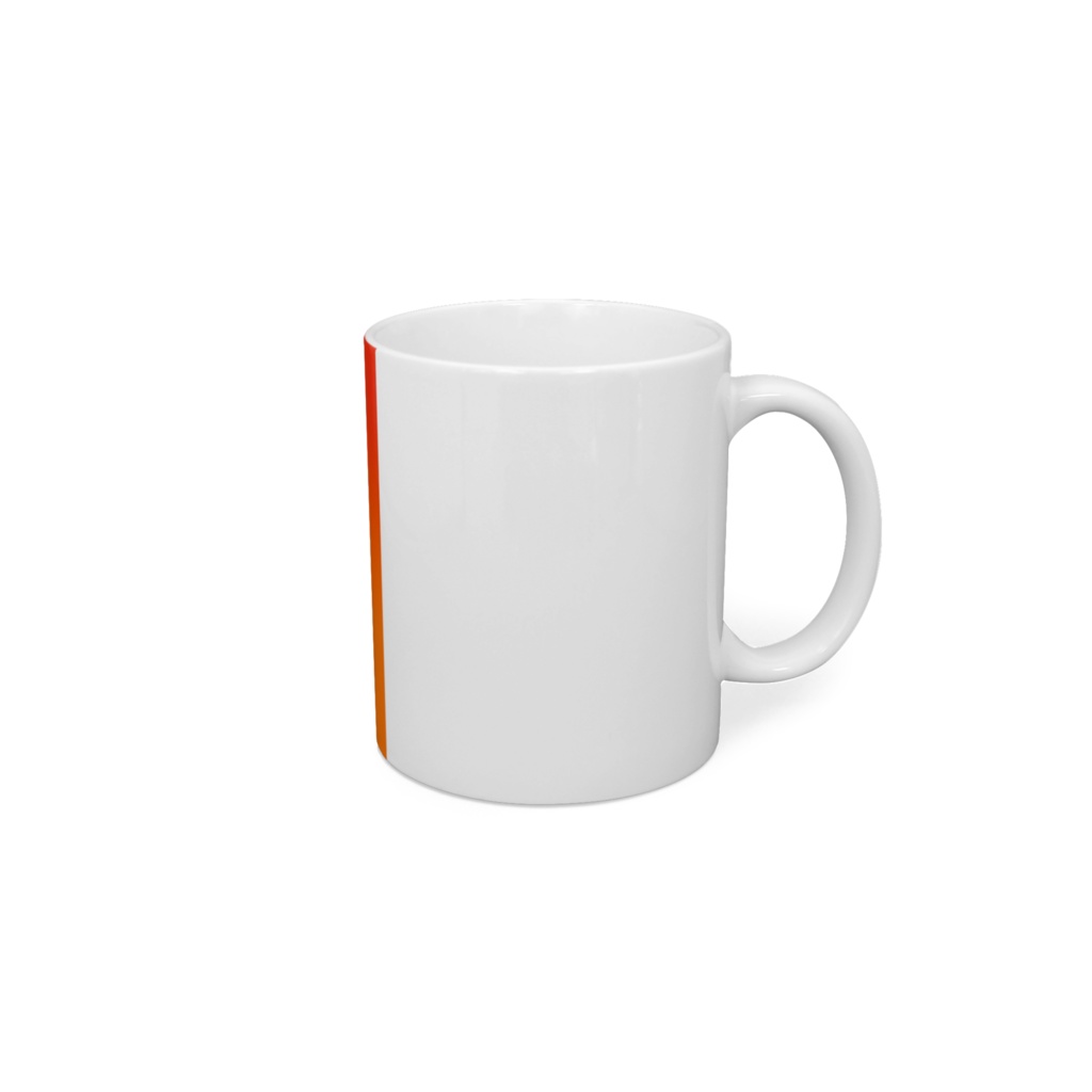 オレンジバレンタインマグカップ