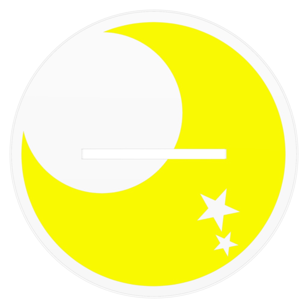 三日月ヨルナと使いクマのアクリルフィギュア