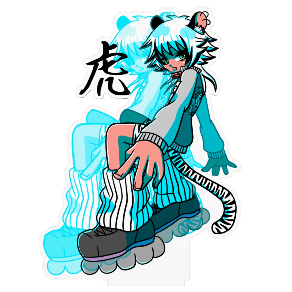 虎男アクリルフィギュア