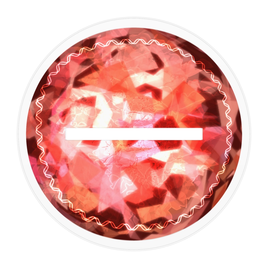 ハートモチーフの女の子のアクリルフィギュア