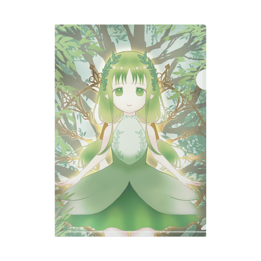 森の妖精さんクリアファイル