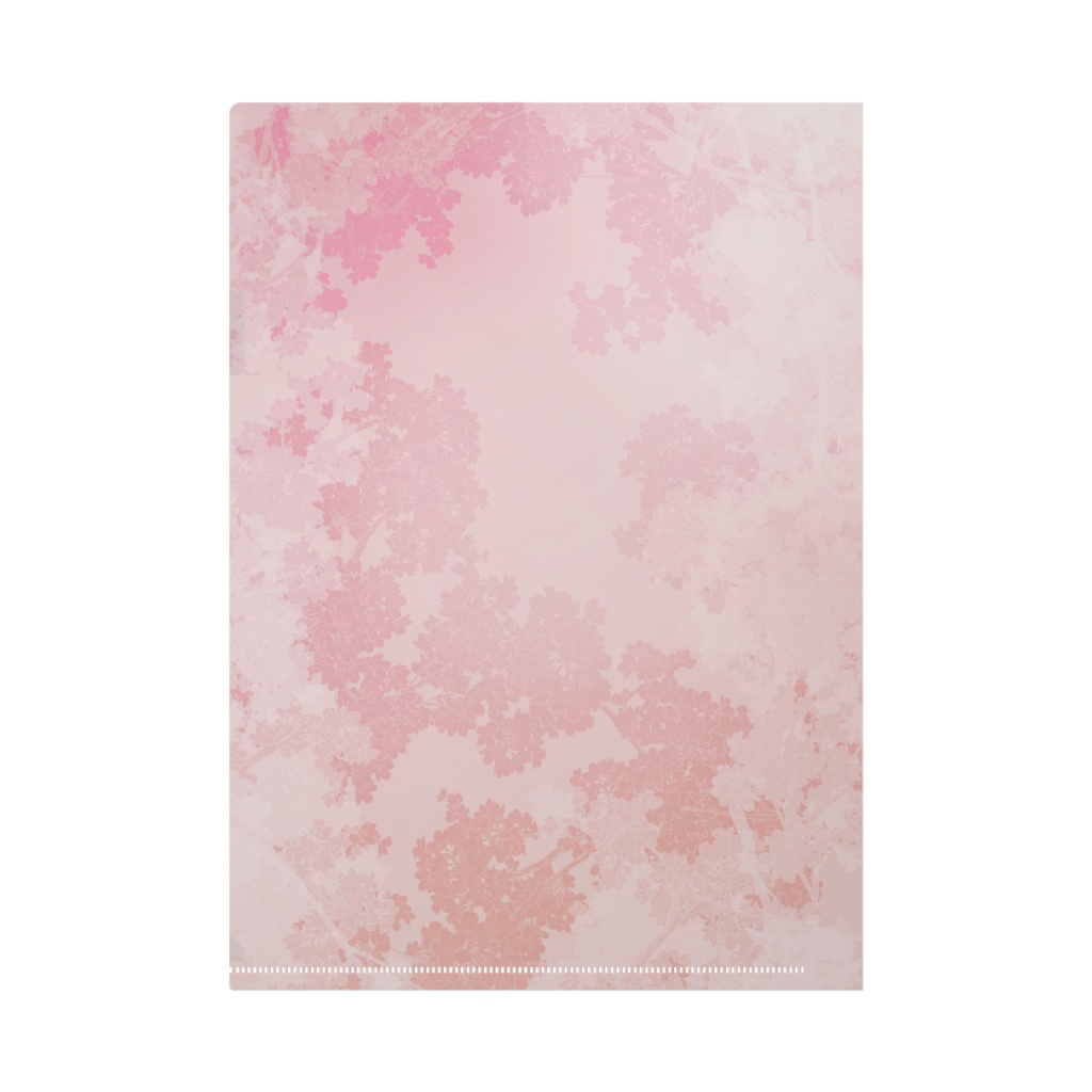 桜のクリアファイル
