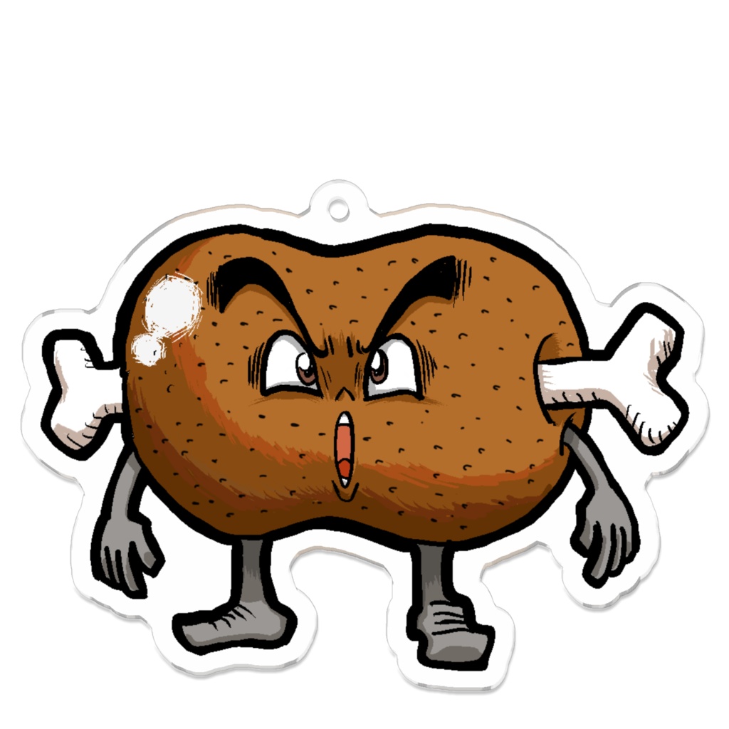 ほね肉アクリルキーホルダー