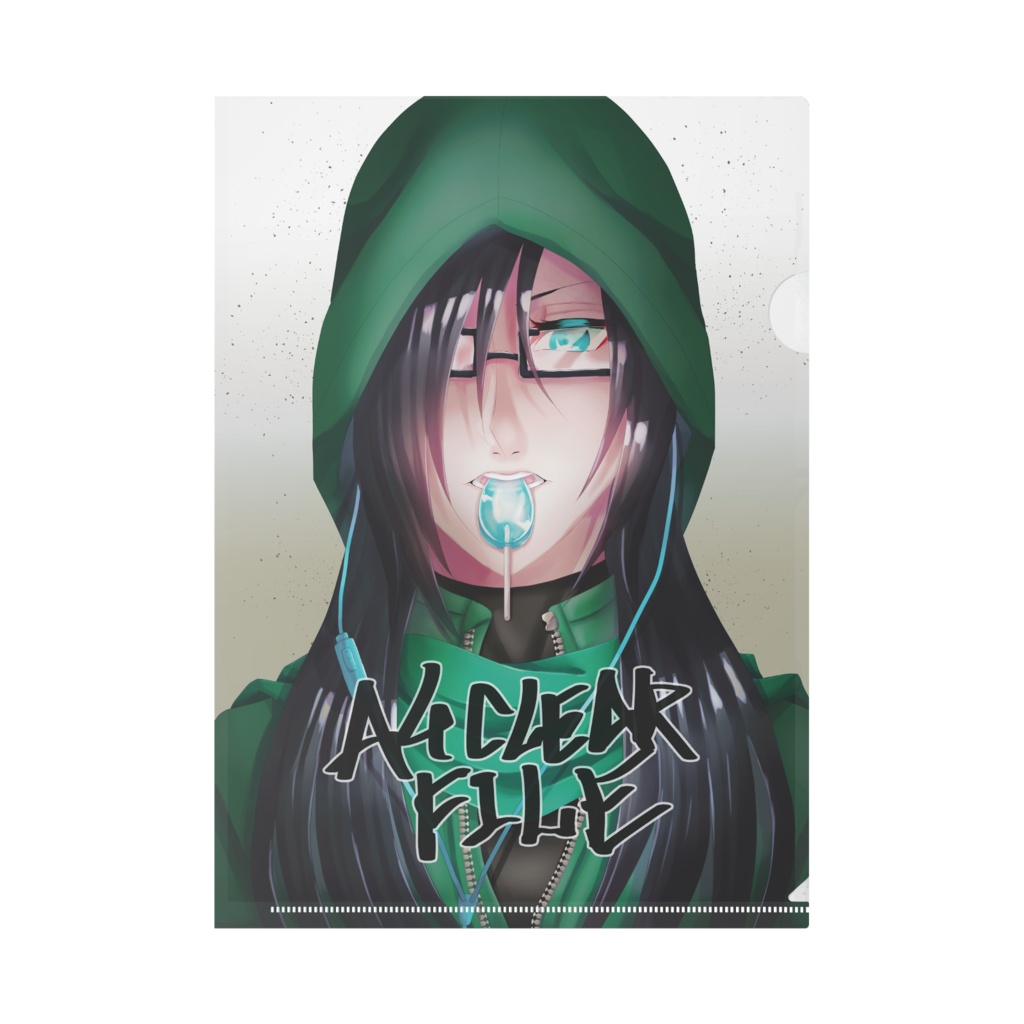 彩華紫樹アングラ風衣装クリアファイル