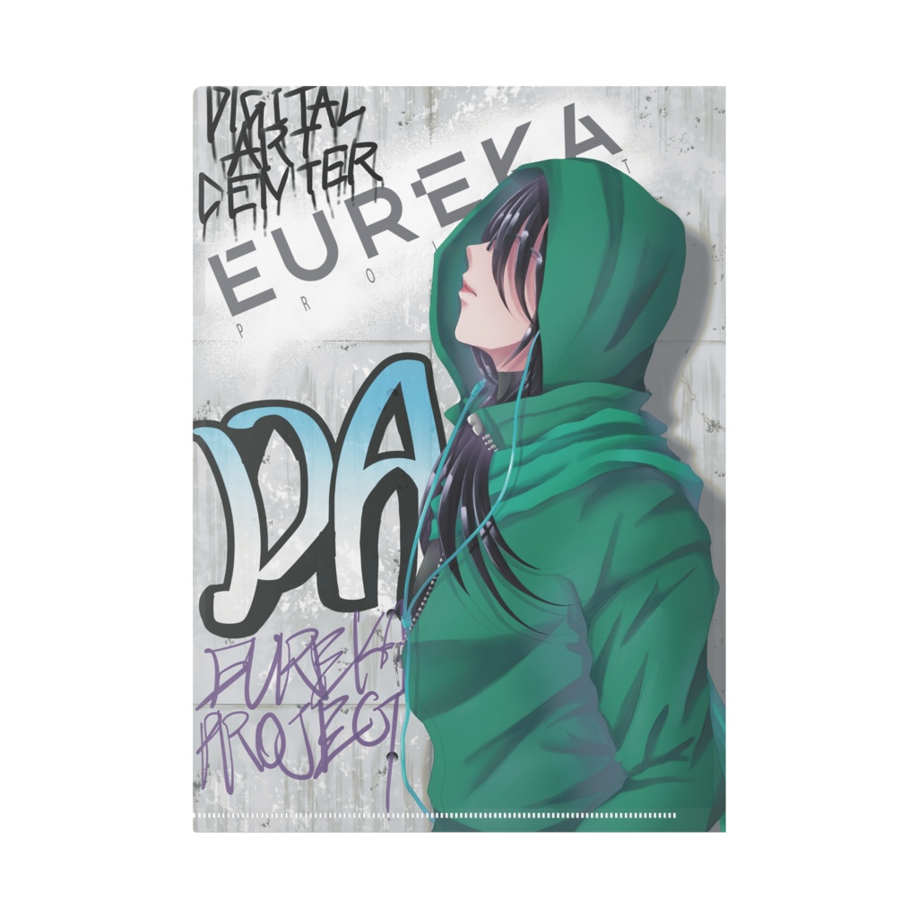 彩華紫樹アングラ風衣装クリアファイル