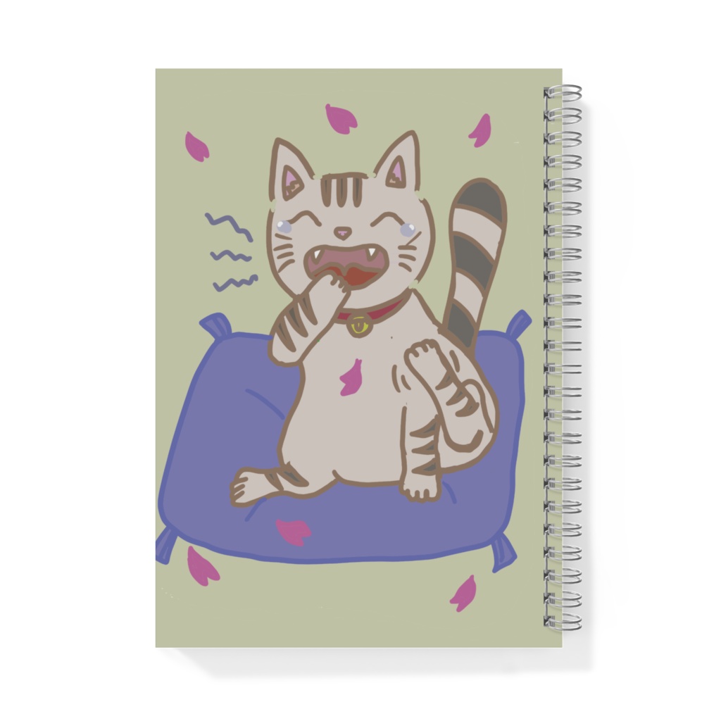 リングノート猫