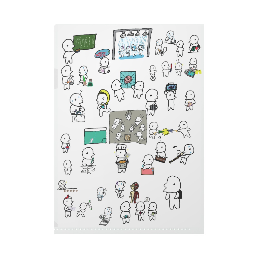 小学校の思い出クリアファイル